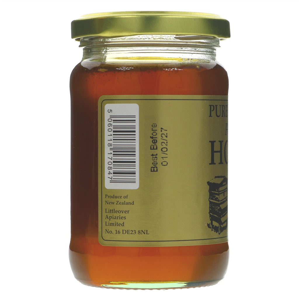 Littleover Apiaries Organic Forest Honey - 340G, perfect for tea, yogurt and recipes. No VAT charged.