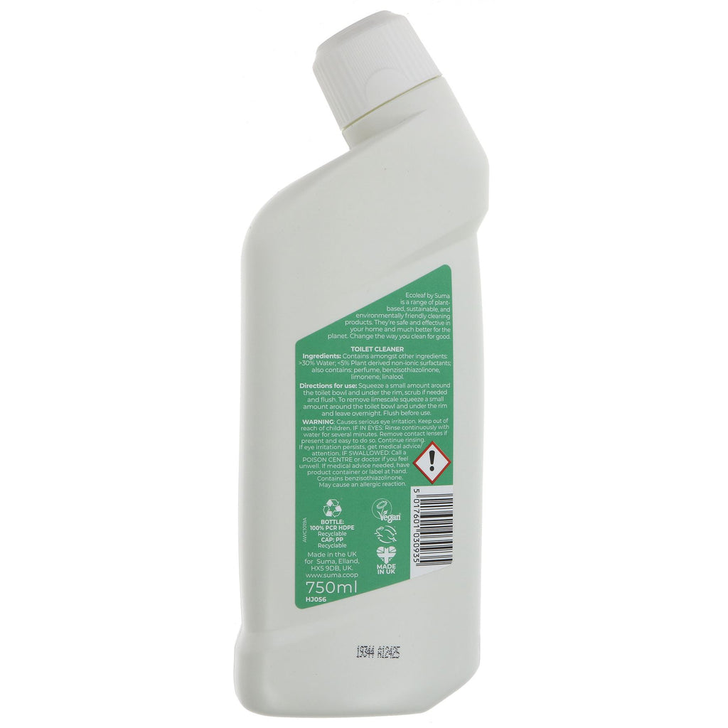 Ecoleaf | Natural Toilet Cleaner | 750ML | Vegan & Biodegradable