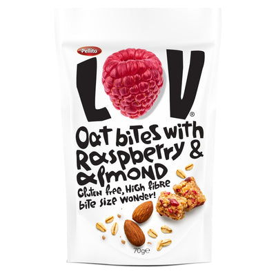 Pellito | LOV Raspberry Almond Oat Bites | 70g