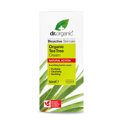 Dr Organic | Tea Tree Antiseptic Cream | 50ml