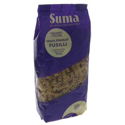 Suma | Wholewheat Fusilli Pasta - Organic | 500g