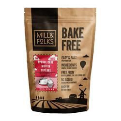 Mill & Folks | Bake-Free Sponge cake-muffin-cupcake flour mix 900g | 900g