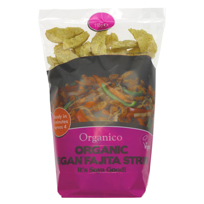 Organico | Organic Soya Fajita Strips | 110g