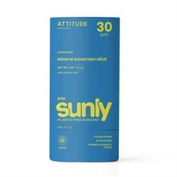 Attitude | Sunly - Sunscreen Stick Kids - Unscented- 30 SPF - 60 g | 60g