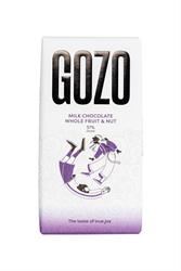 Gozo | Gozo Milk Chocolate Whole Fruit & Nut 37% Cocoa 130g | 130g