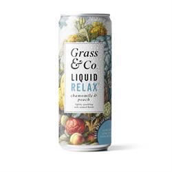 Grass and Co | Liquid RELAX Peach Chamomile & Reishi Nootropic Drink | 250ml