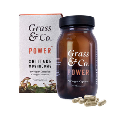 Grass & Co | Power Shiitake M/room Holy Basil Iron | 60caps