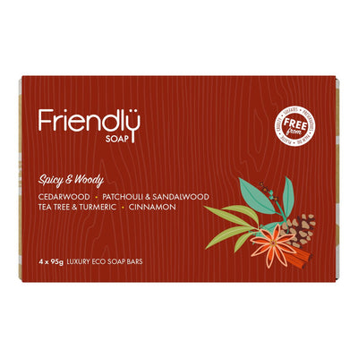 Friendly Soap | Soap Selection - Spicy & Woody | 420g