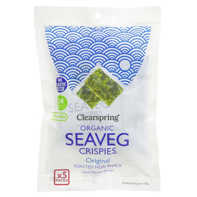 Clearspring | Seaveg Crispies Multipack-Orig | 5 x 4g