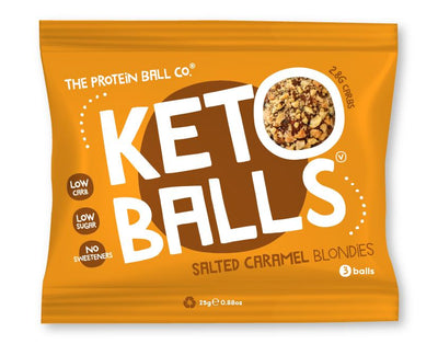 The Protein Ball co | Salt/Caramel Blondies Keto Ball | 25g