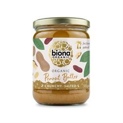 Biona | Biona Peanut Butter Organic Crunchy with Sea Salt 500g | 500g