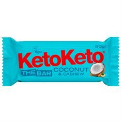 KetoKeto | Coconut & Cashew Keto Bar 50g | 50g