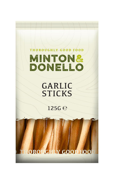 Minton & Donello | Garlic Sticks | 125g