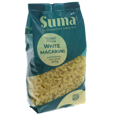 Suma | White Macaroni Pasta - Organic | 500g