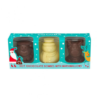 Cocoba | Christmas Character Choc Bombe | 150g