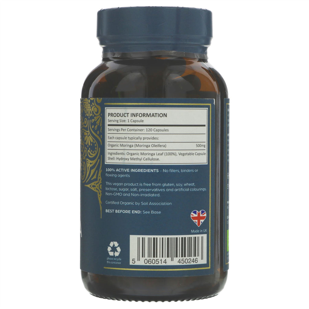 Ayurvediq Wellness | Organic Moringa | 120 capsules