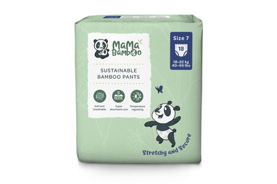 Mama Bamboo | Eco Nappy Pants - Size 7+ (XX-Large +) | 18pc