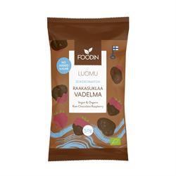 Foodin | FI Organic Raw Chocolate No Added Sugar Raspberry 50G | 50g