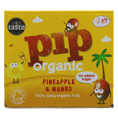 Pip Organic | Pineapple & Mango Smoothie | 4 x180ml