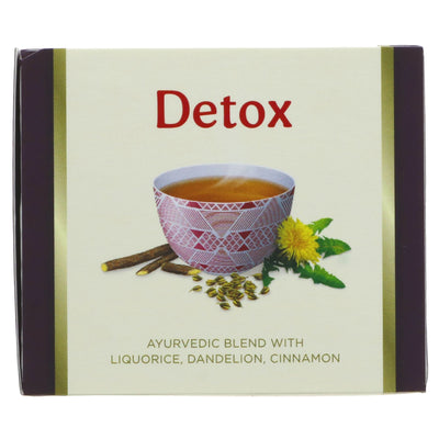 Detox with Yogi Tea: Organic & Vegan blend of Liquorice, Dandelion & Cinnamon. Refreshing & revitalizing.