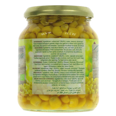 Bionova | Sweetcorn - organic - Jars | 340g