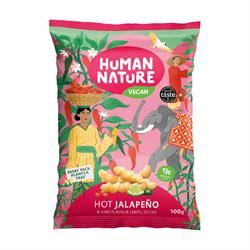 Human Nature | Human Nature Hot jalapeno and Lime Flavour Lentil Snacks 100g | 100g