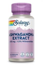 Solaray | Ashwaganda Extract 470mg 60 Veg Capsules | 60vegicaps