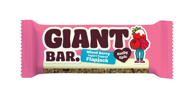 Ma Baker | Giant Bar Berry Yogurt Topped Flapjack | 90g