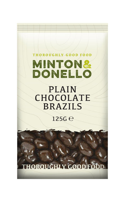 Minton & Donello | Plain Chocolate Brazils | 125g