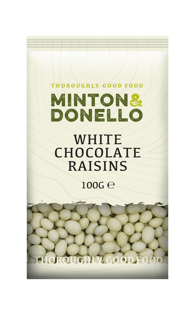 Minton & Donello | White Chocolate Raisins | 100g