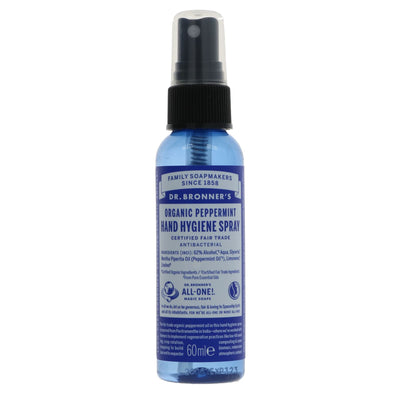 Dr Bronners | Hand Sanitiser - Peppermint | 60ml