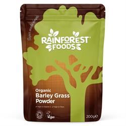 Rainforest Foods | Organic New Zealand Barley Grass Powder 200g | 200g