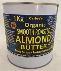 Carley's | Organic SMOOTH ALMOND Butter 1000g Eco Tin | 1000g