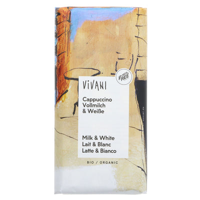 Vivani | Milk & White Cappuccino Choc | 100G