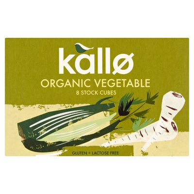 Kallo | Organic Vegetable Stock Cubes | 88g