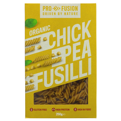 Gluten-free, organic & vegan Chickpea Fusilli by Profusion – guilt-free pasta indulgence!