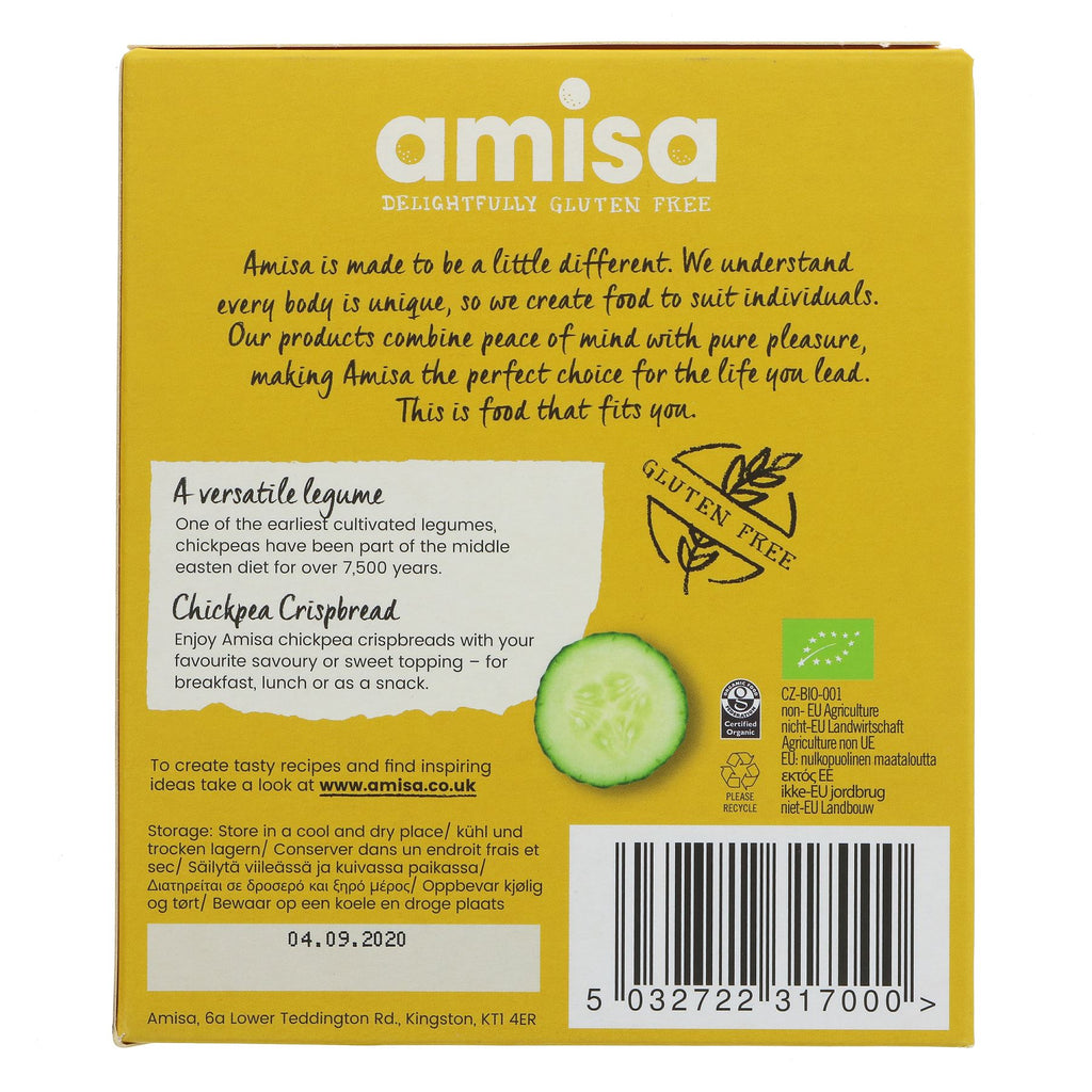 Amisa | Chickpea Crispbread | 100g