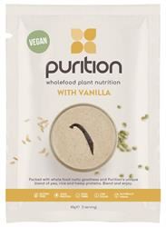 Purition | Purition Vegan Wholefood Nutrition with protein Vanilla 40g | 40g