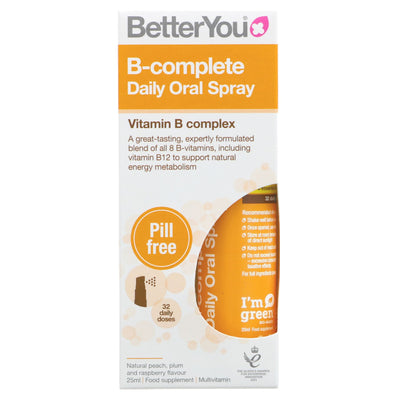 Better You | B-Complete Oral Spray - contains all 8 B vitamins | 25ml