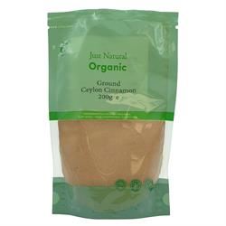 Just Natural Herbs | Organic Ground Ceylon Cinnamon 200g | 200g