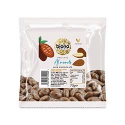 Biona | Organic Milk Chocolate covered Almonds 70g | 70g