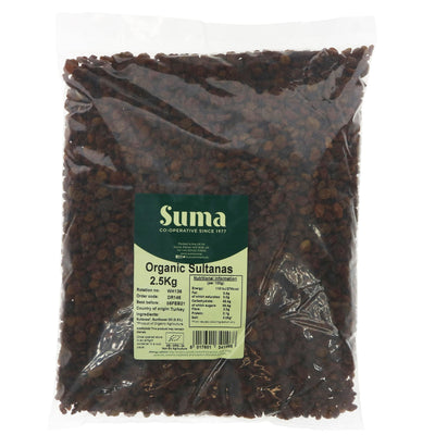 Suma | Sultanas - Organic | 2.5 KG