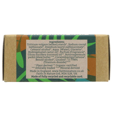 Faith In Nature | Coconut & Shea Buter Shampoo Bar | 85g