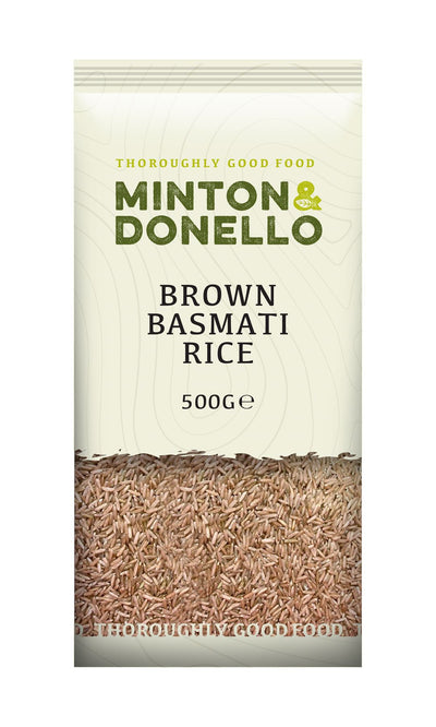 Minton & Donello | Brown Basmati Rice | 500g