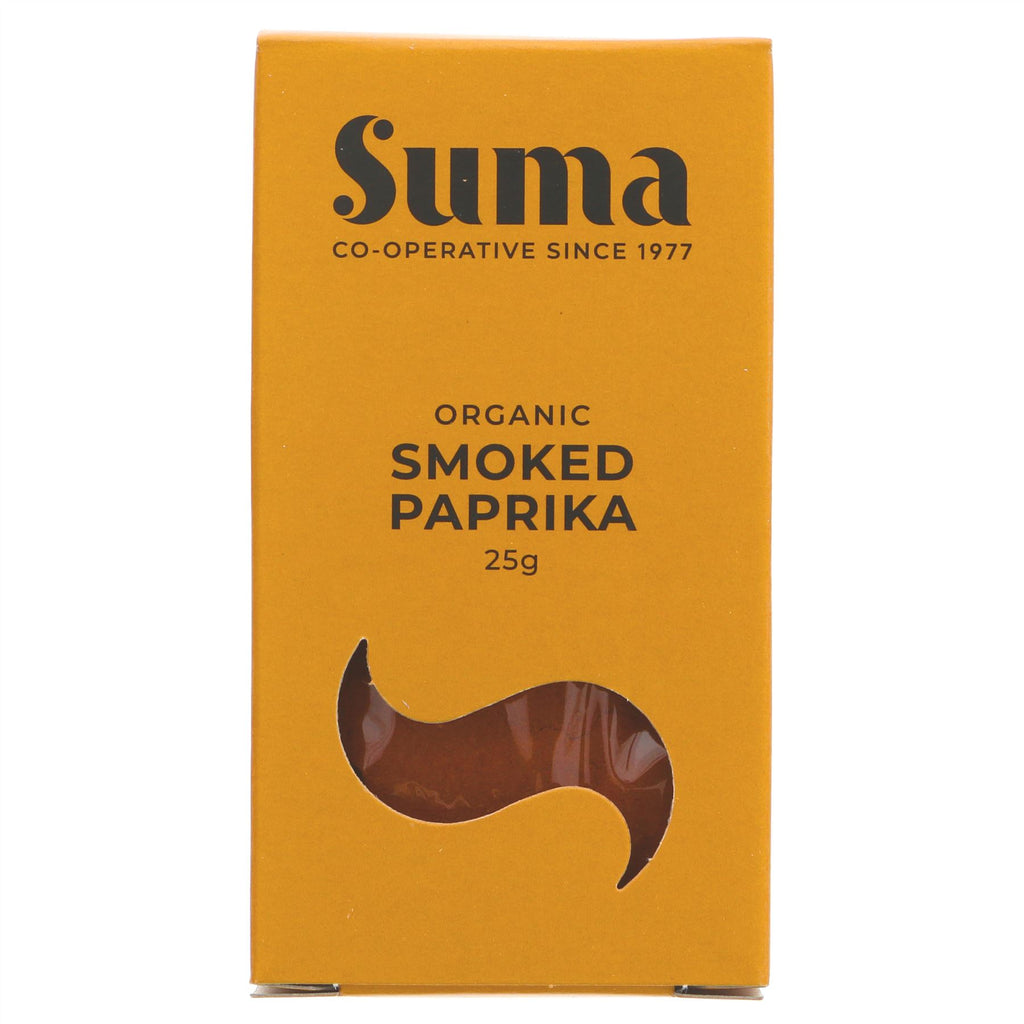 Organic Smoked Paprika - Adds depth to stews, soups, and marinades. Vegan-friendly. VAT-free.