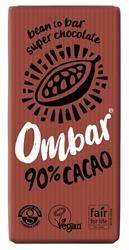 Ombar | Ombar 90% Cacao Dark Chocolate Bar 70g | 70g