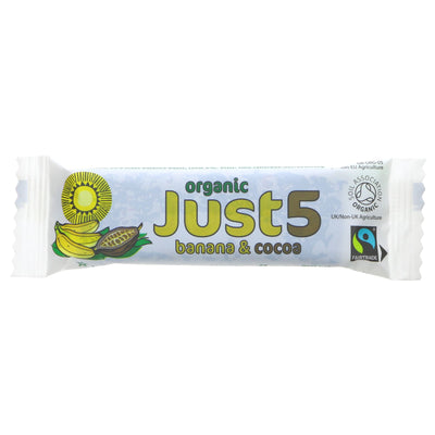 Organic Banana Cocoa Snack Bar | Fairtrade & Vegan | Nut-Free