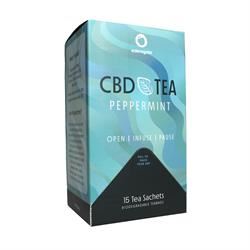 Edens Gate |  CBD Tea With Adaptogens - Peppermint - 15 Tea Bags | 15bag