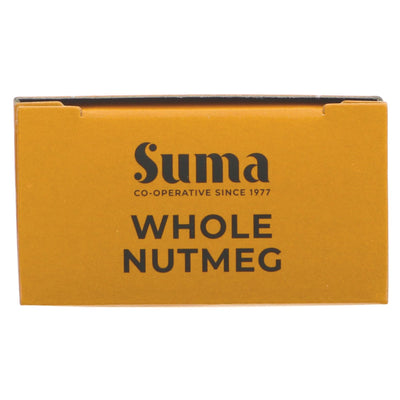 Suma's Organic Whole Nutmeg - 20g - Perfect for baking, cooking & hot drinks. VAT-free. Vegan.