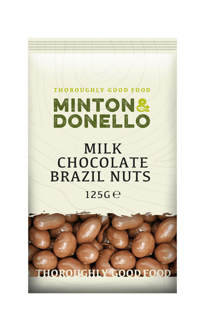 Minton & Donello | Milk Chocolate Brazils | 125g